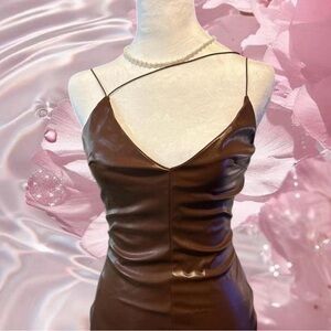 Fashion Nova Brown Dress
